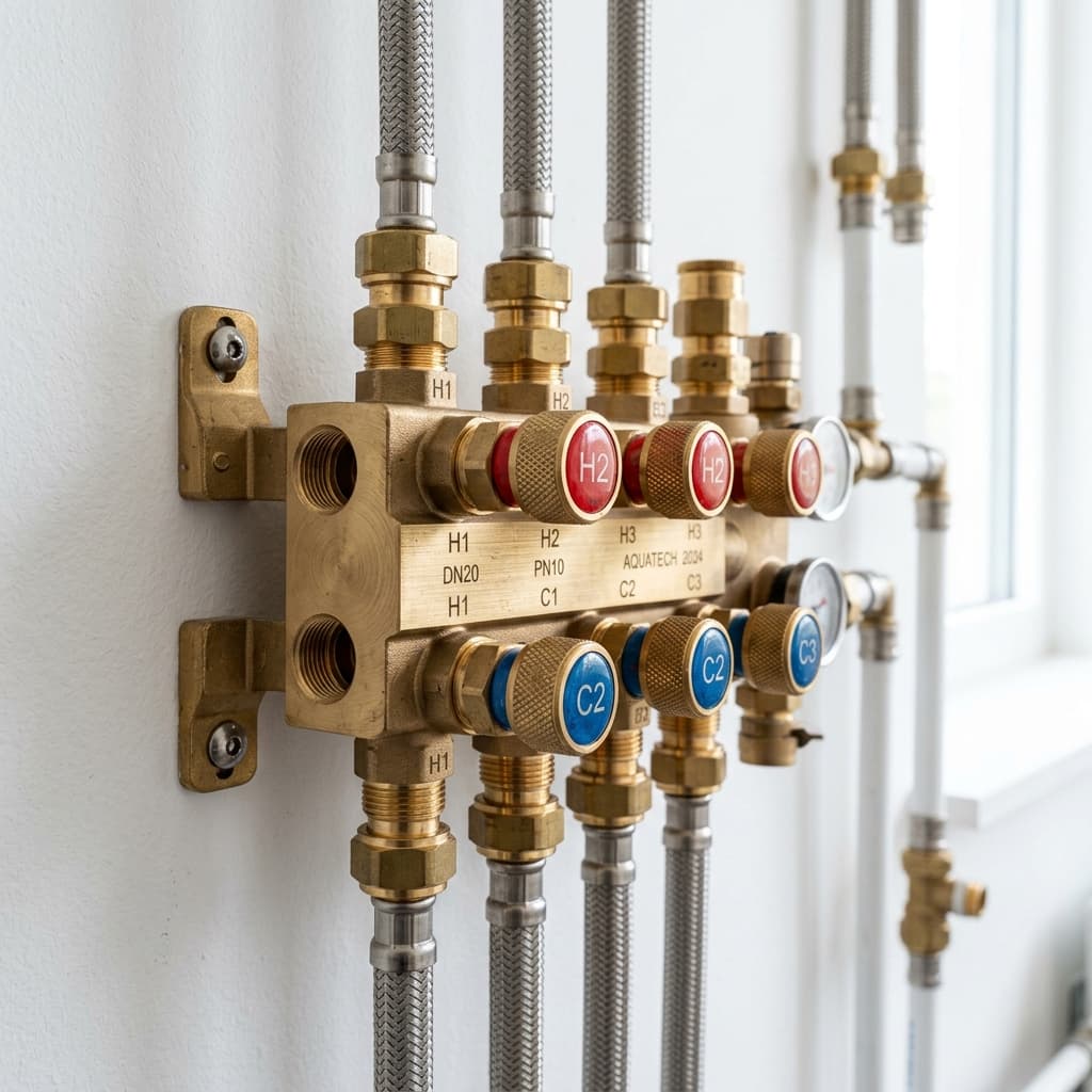 Premium Brass Plumbing Manifold